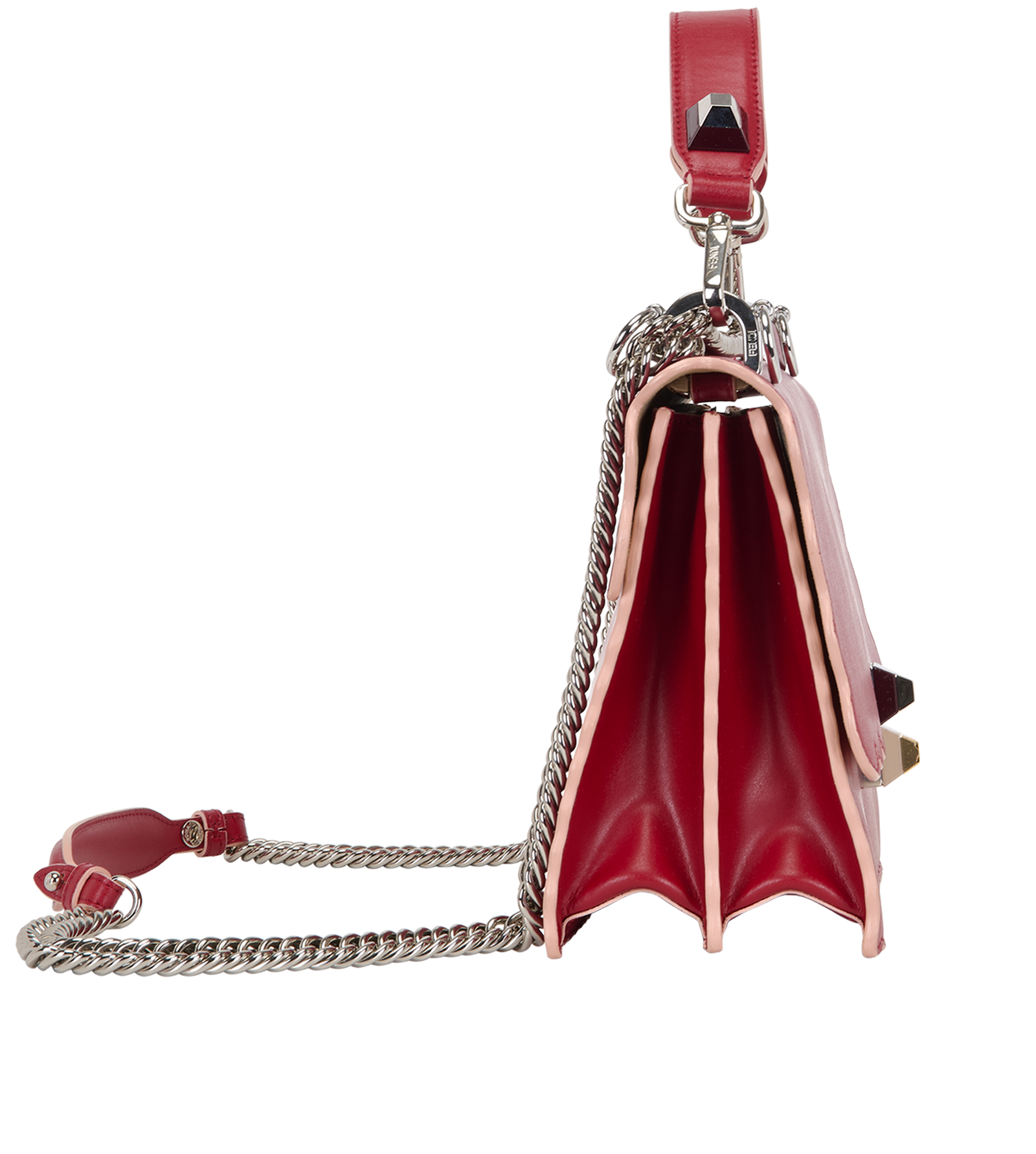 Medium Kan I, &pound;595, Handbags, Red, Leather, Side view